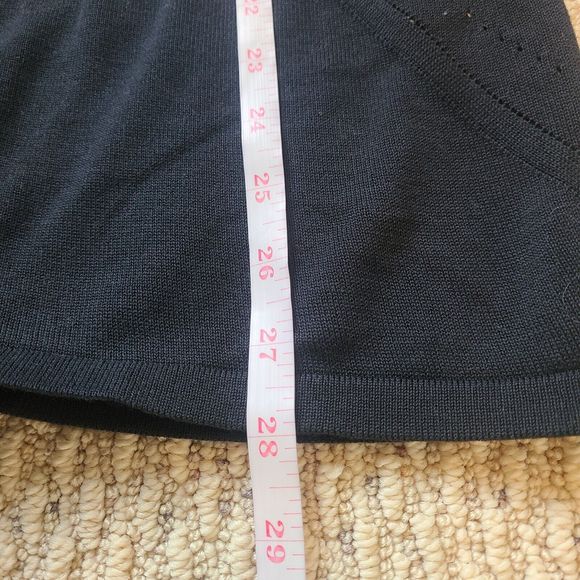 Bilancioni Mens Crewneck Pullover Sweater Sz 56 Navy Blue Nautical Made in Italy - Picture 8 of 9